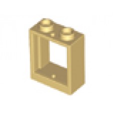 Part 60592 Tan Window 1 x 2 x 2 Flat Front 